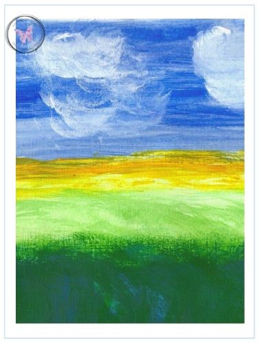 Art Greeting Card (Landscape 1)